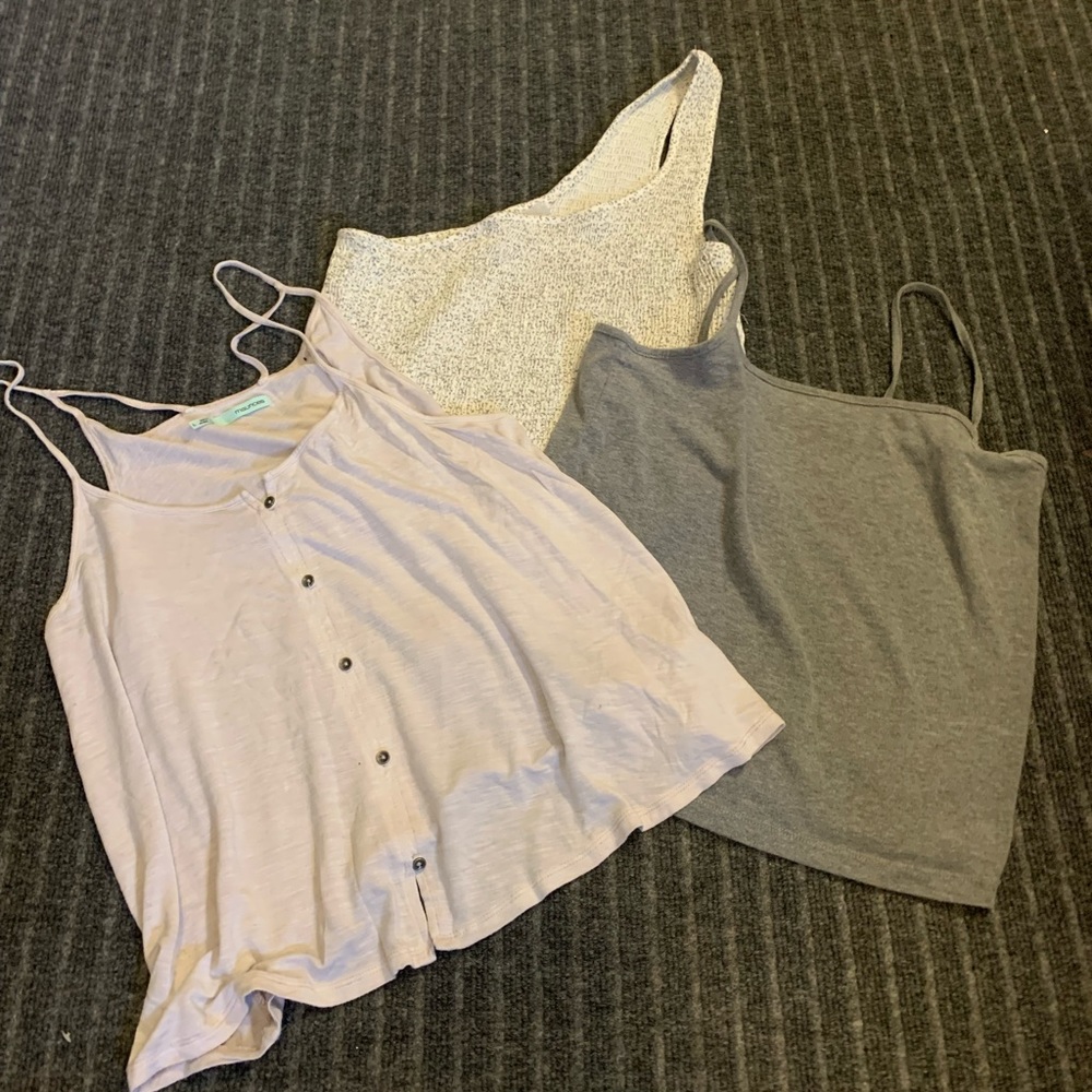 LOT OF 3 LARGE TOPS SHIRTS OFF SHOULDER TANK